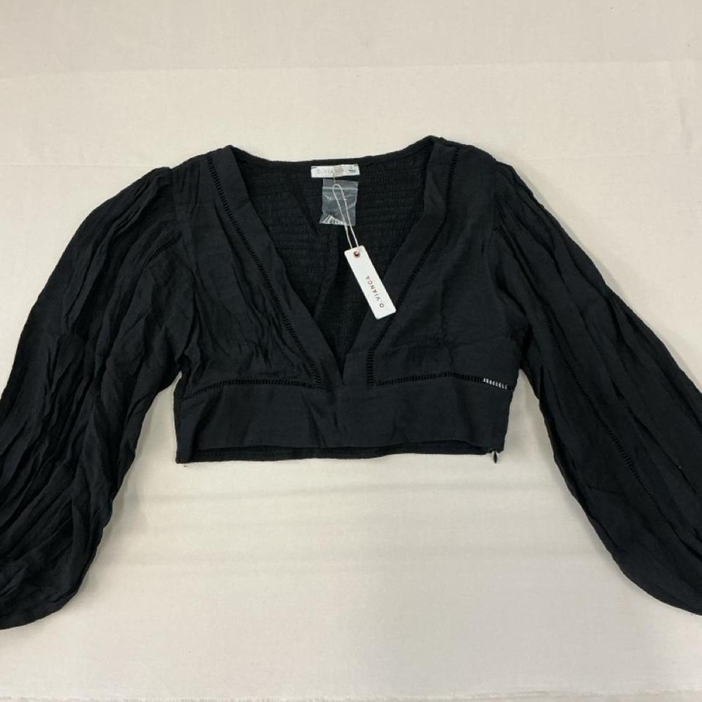 Brand new with tags O.Vianca cropped‎ blouse